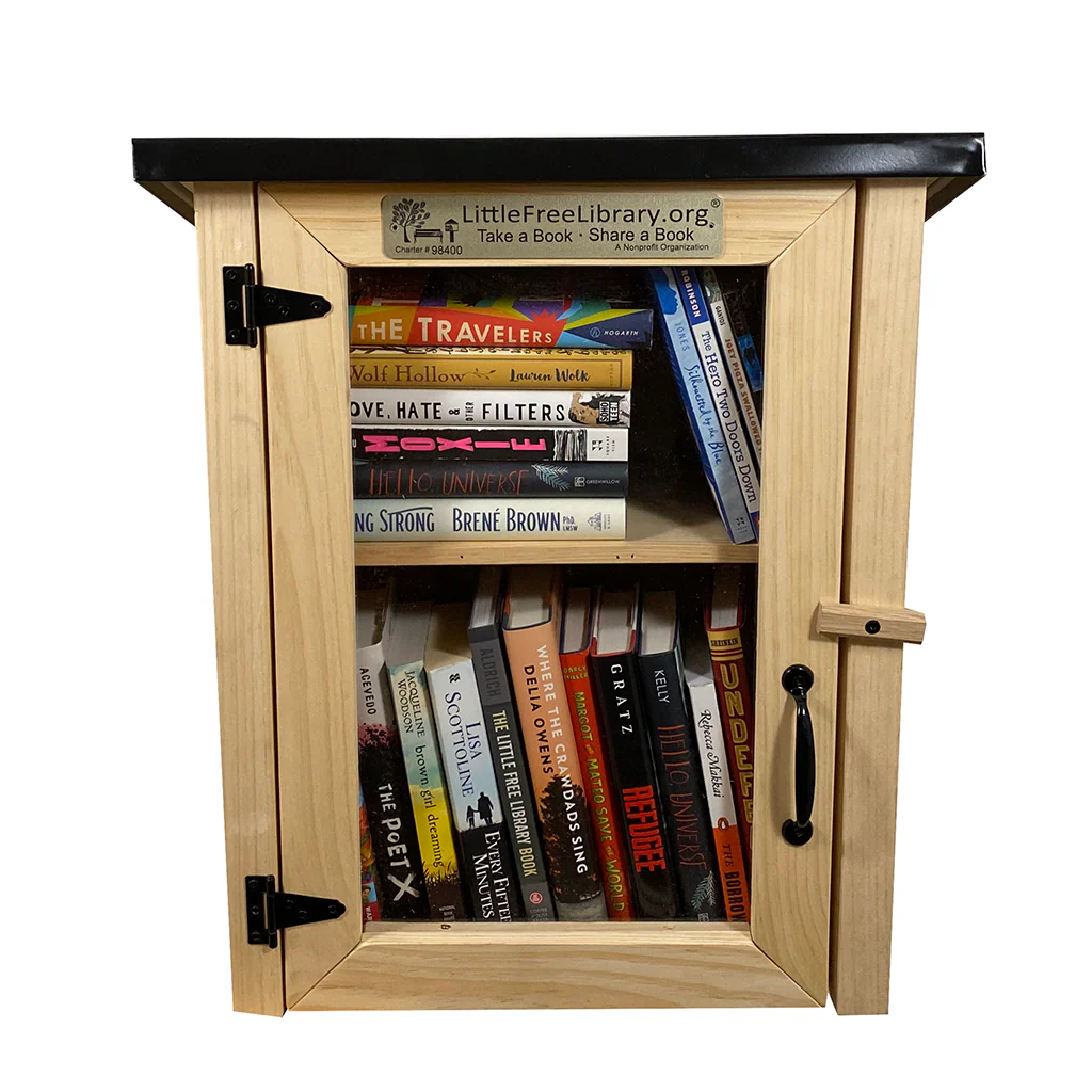 Two Story Shed Unfinished Little Free Library - Image 8