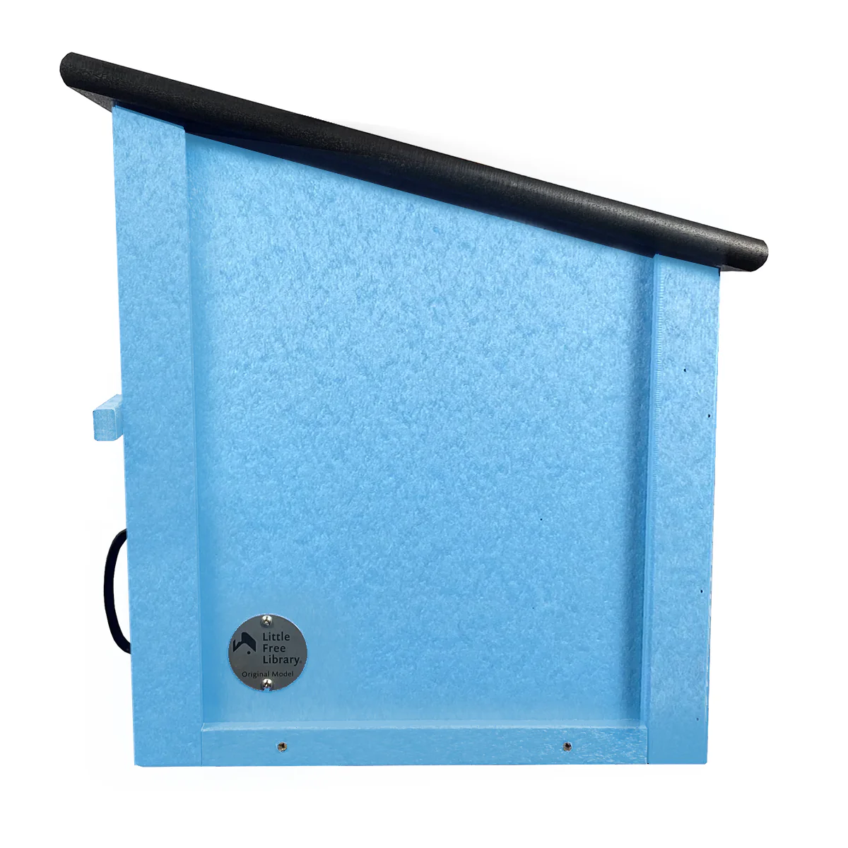 Composite One Story Light Blue Little Free Library - Image 5