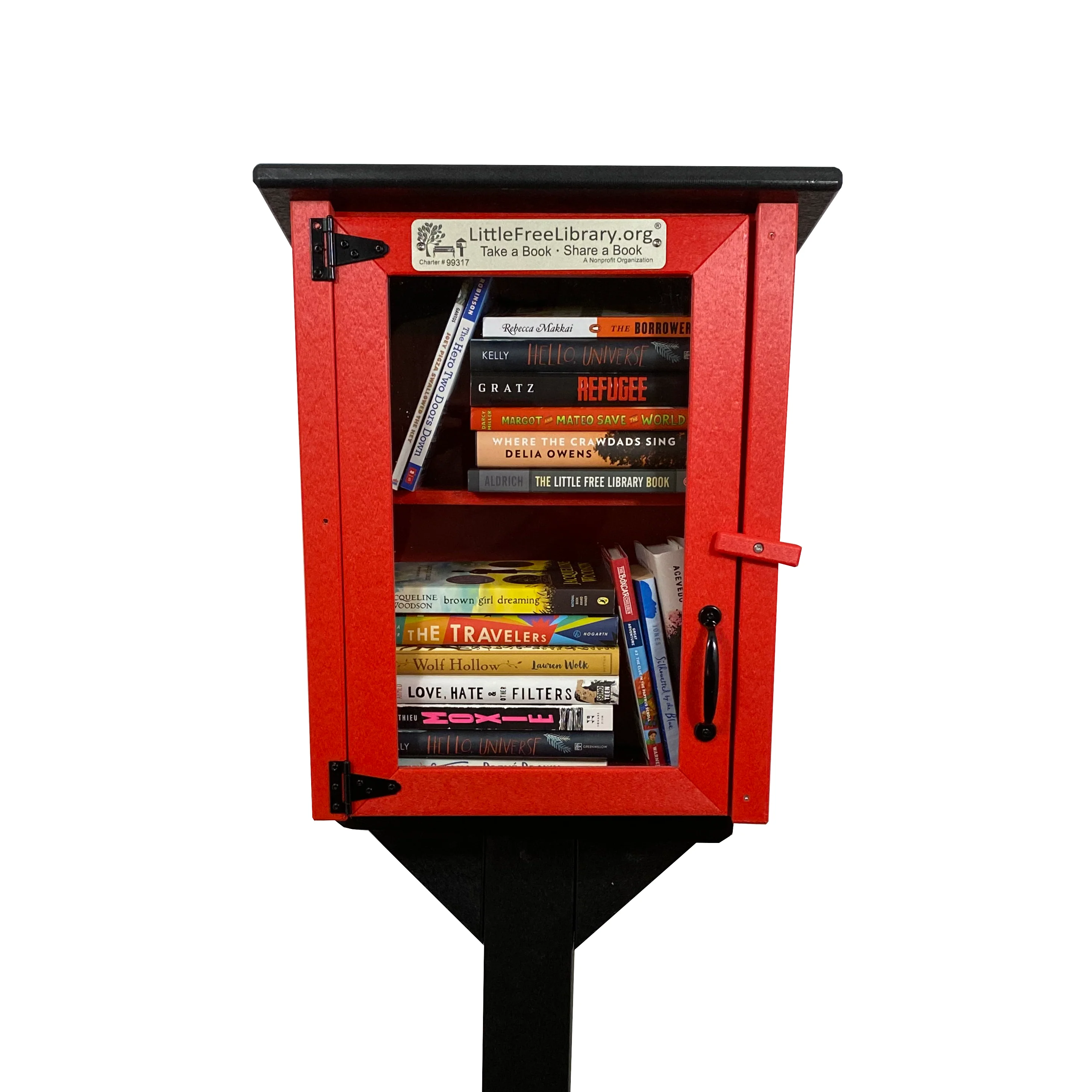 Composite Screw In Library Post and Topper Black - Image 4