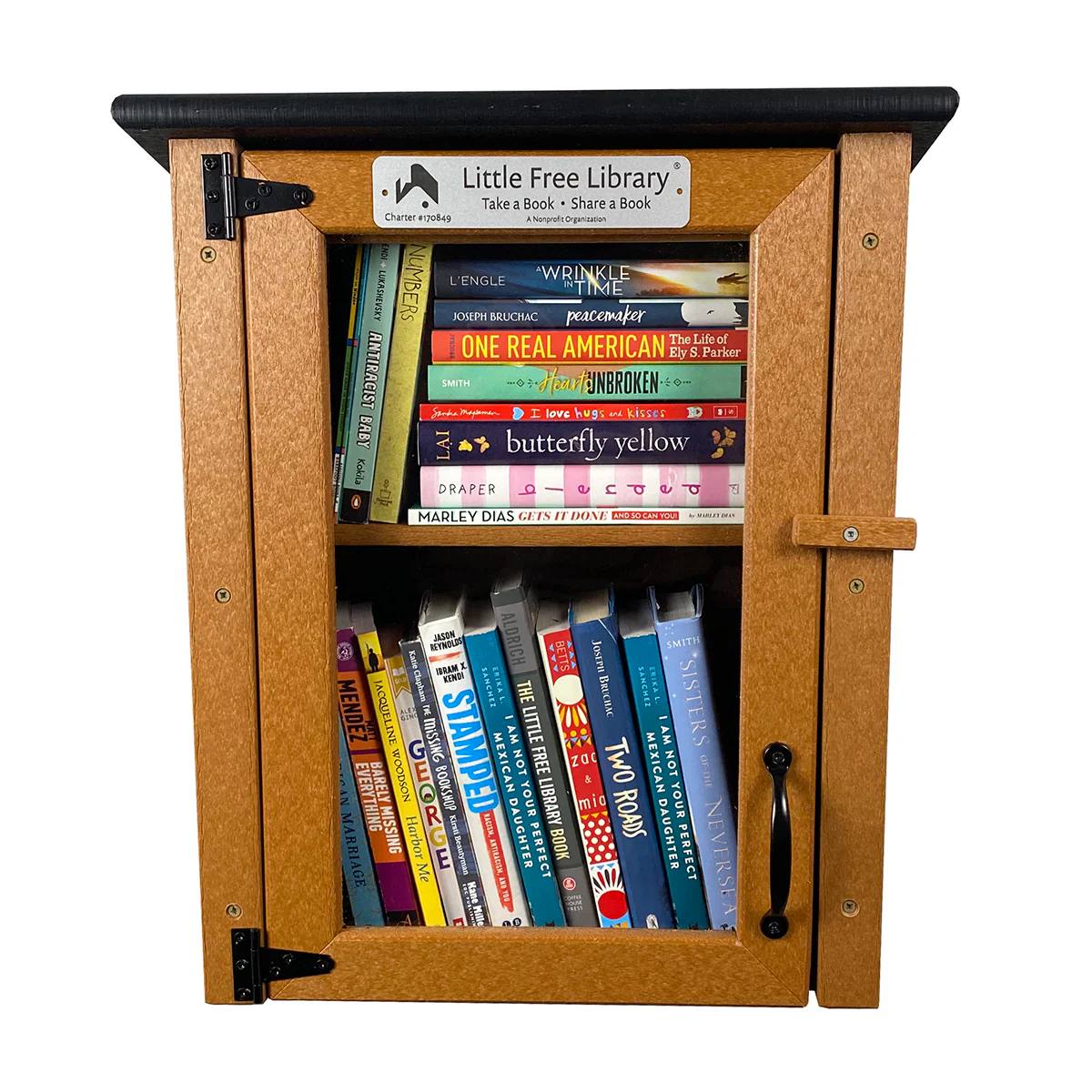 Composite Two Story Cedar Kit Little Free Library - Image 4