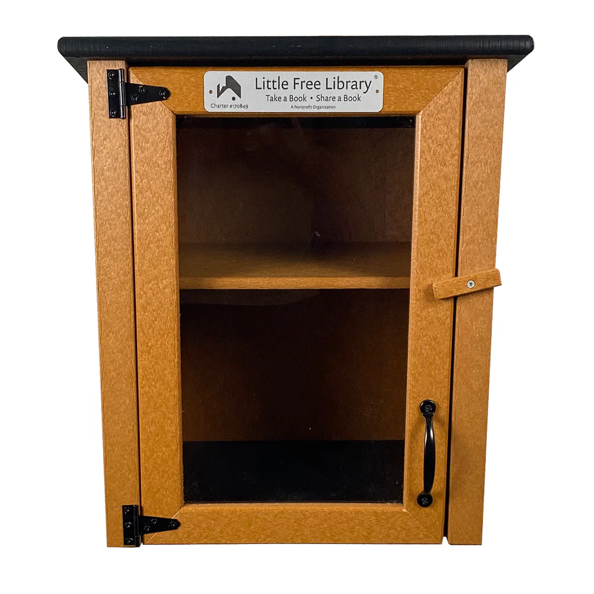 Composite Two Story Cedar Little Free Library - Image 5