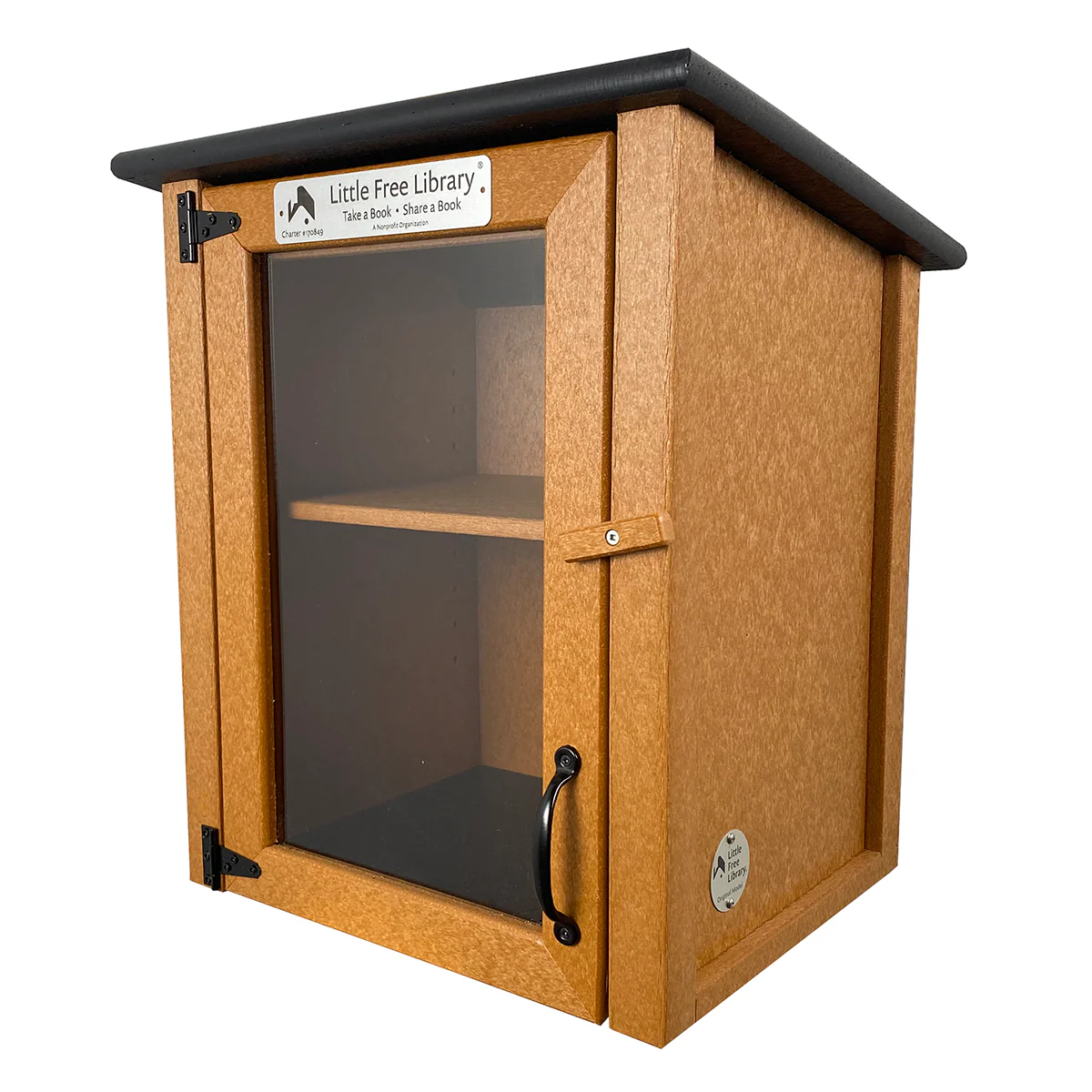 Composite Two Story Cedar Little Free Library - Image 7