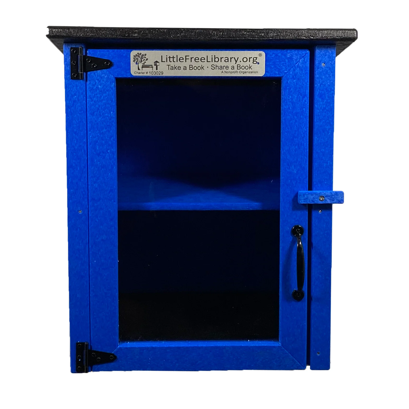 Composite Two Story Blue Kit Little Free Library - Image 10