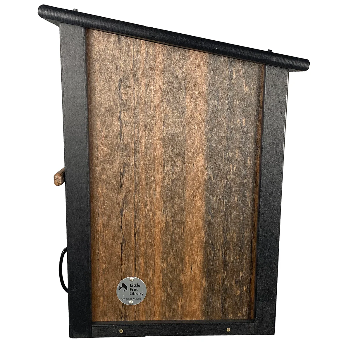Composite Two Story Walnut Kit Little Free Library - Image 10