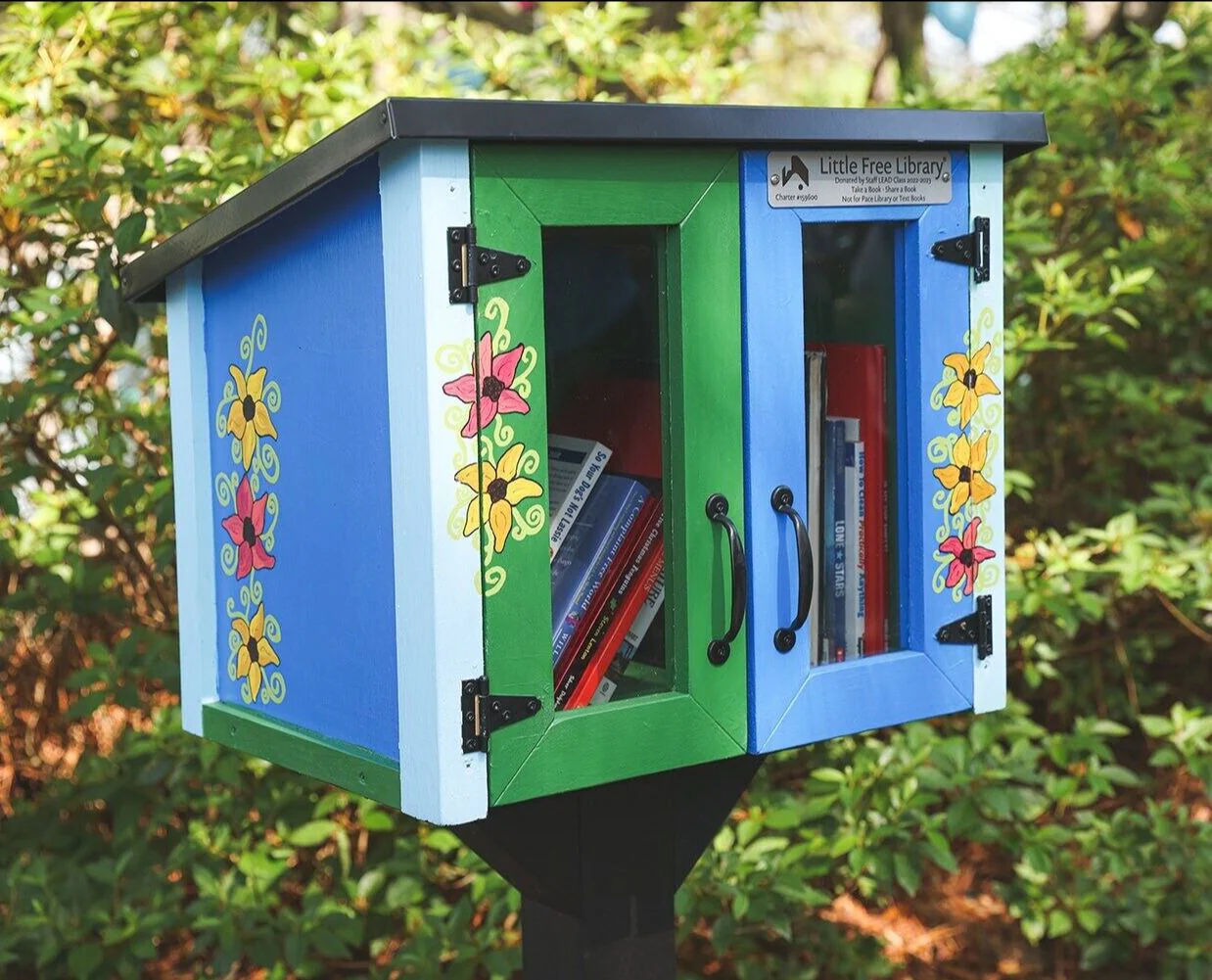 Double Door Cottage Kit Unfinished Little Free Library - Image 3