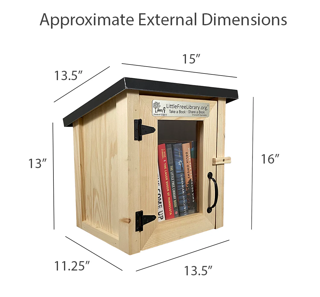 Mini Shed Kit Little Free Library - Image 9