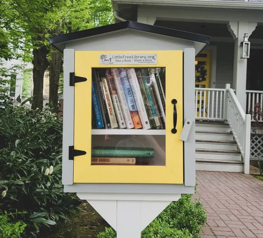 Two Story Gable Unfinished Little Free Library - Image 3