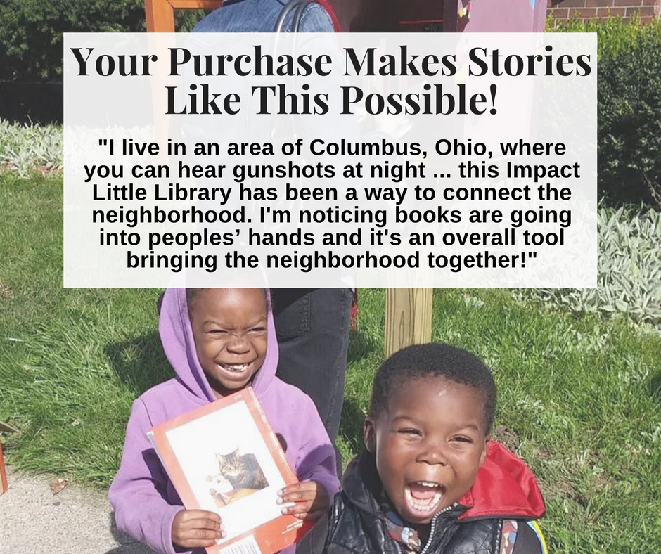 Two Story Modern Unfinished Little Free Library - Image 17